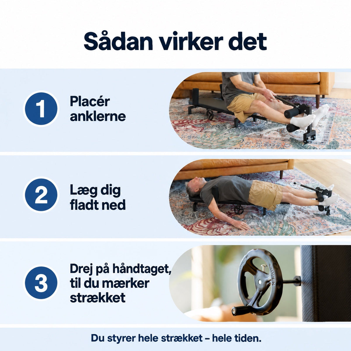 Sådan virker Arctic Align™ i tre trin