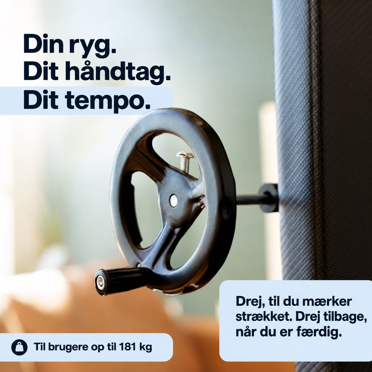 Håndtaget – din ryg, dit tempo